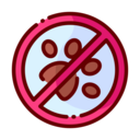 prohibition,forbidden,signaling,pawprint,no animals,not allowed,no pets